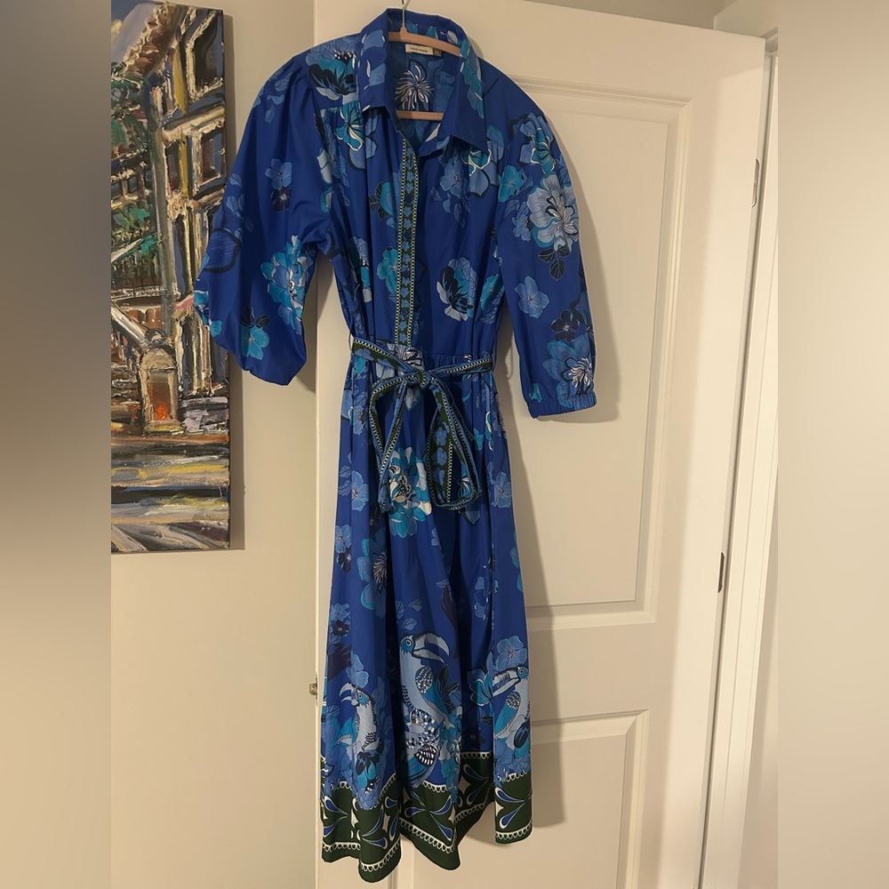 Floral Blue Dress